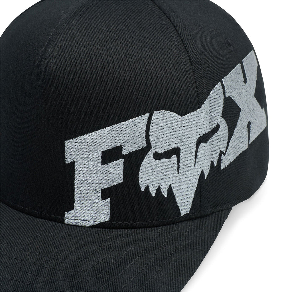 FOX Racing Mens Cap - FOX HEAD X Flexfit Hat (Black)