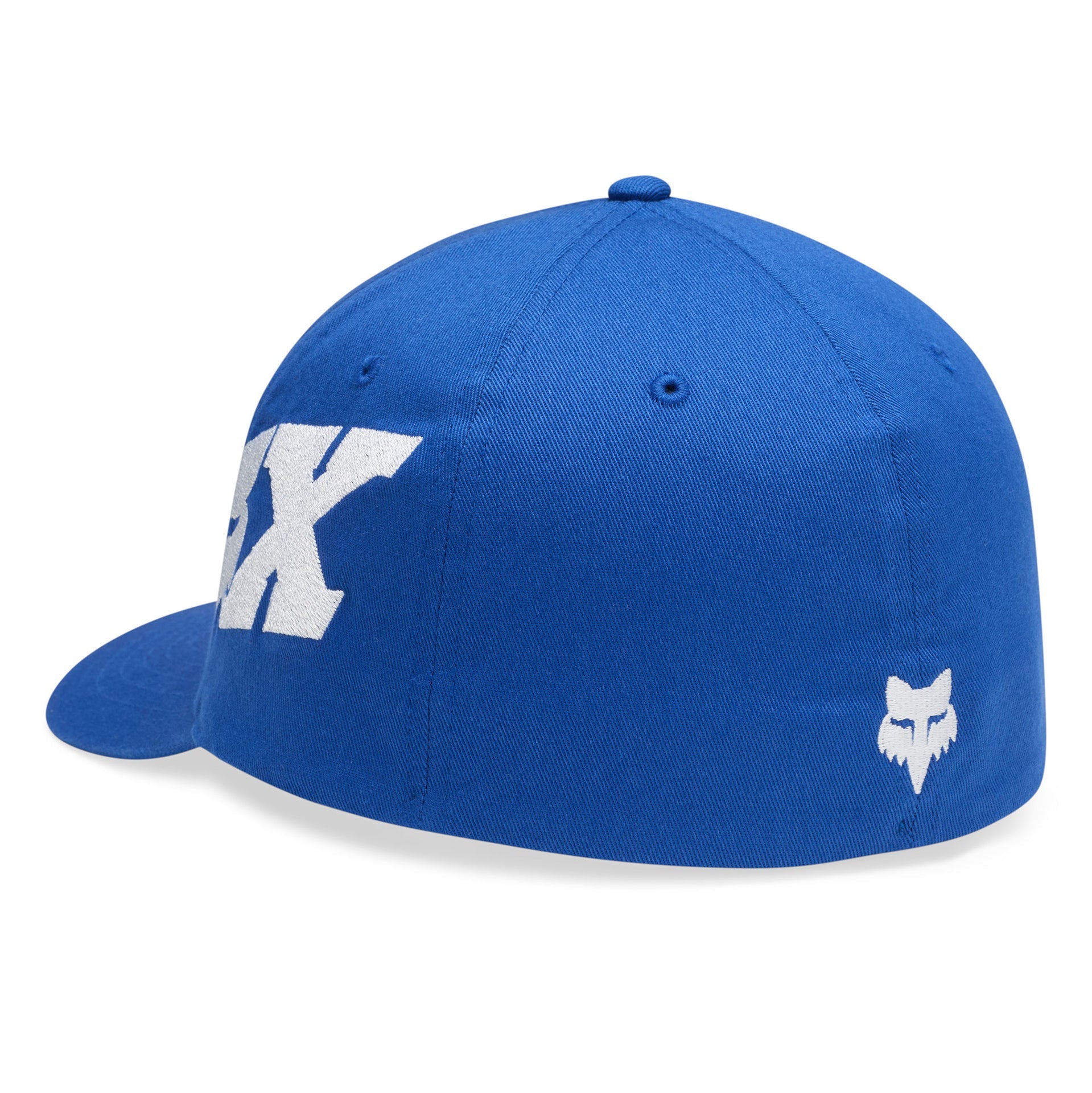 FOX Racing Mens Cap - FOX HEAD X Flexfit Hat (Blue)