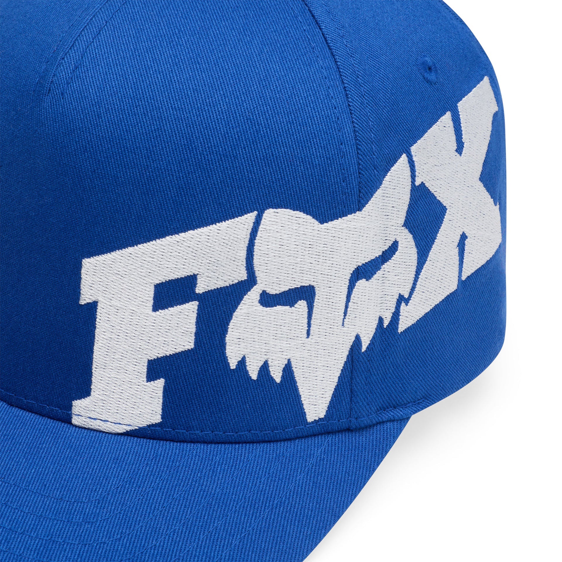 FOX Racing Mens Cap - FOX HEAD X Flexfit Hat (Blue)