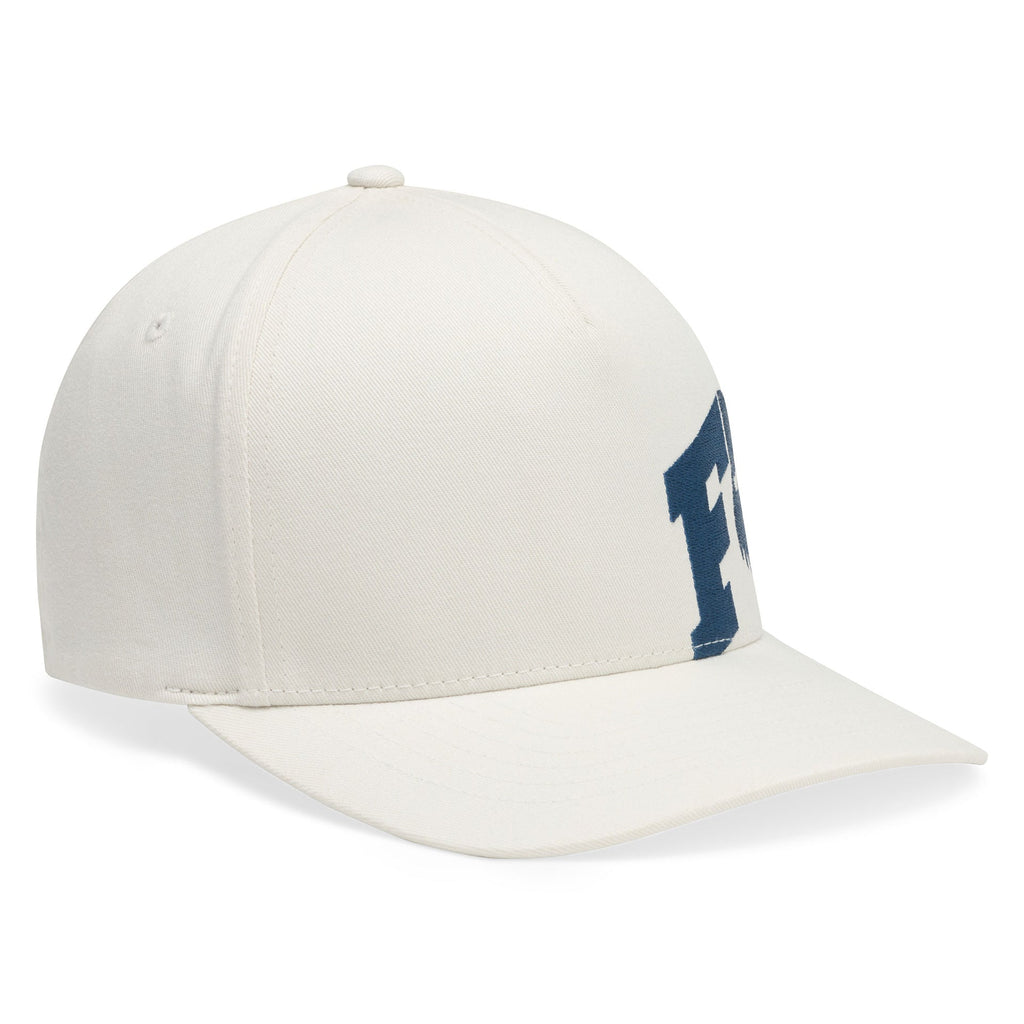 FOX Racing Mens Cap - FOX HEAD X Flexfit Hat (Pearl White)