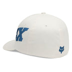 FOX Racing Mens Cap - FOX HEAD X Flexfit Hat (Pearl White)