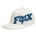 FOX Racing Mens Cap - FOX HEAD X Flexfit Hat (Pearl White)