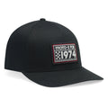 FOX Racing Mens Cap - 1974 Flexfit Hat (Black)
