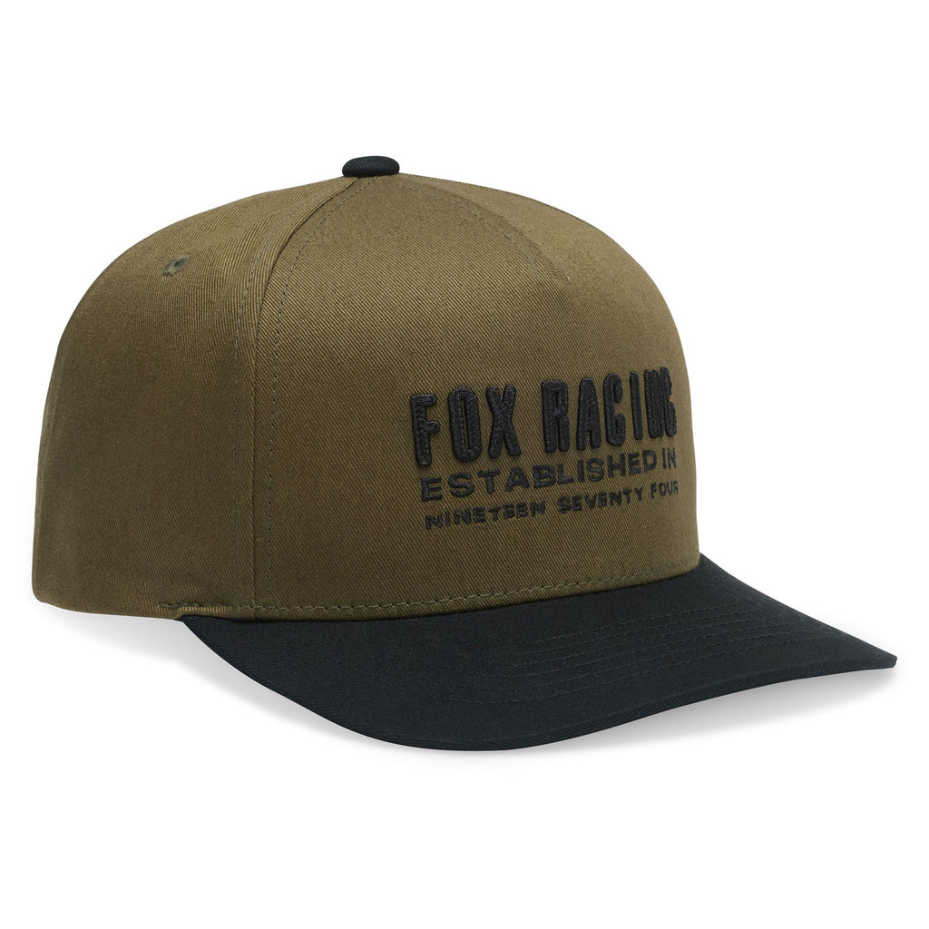FOX Racing Mens Cap - WARPED Snapback Trucker OLIVE GREEN