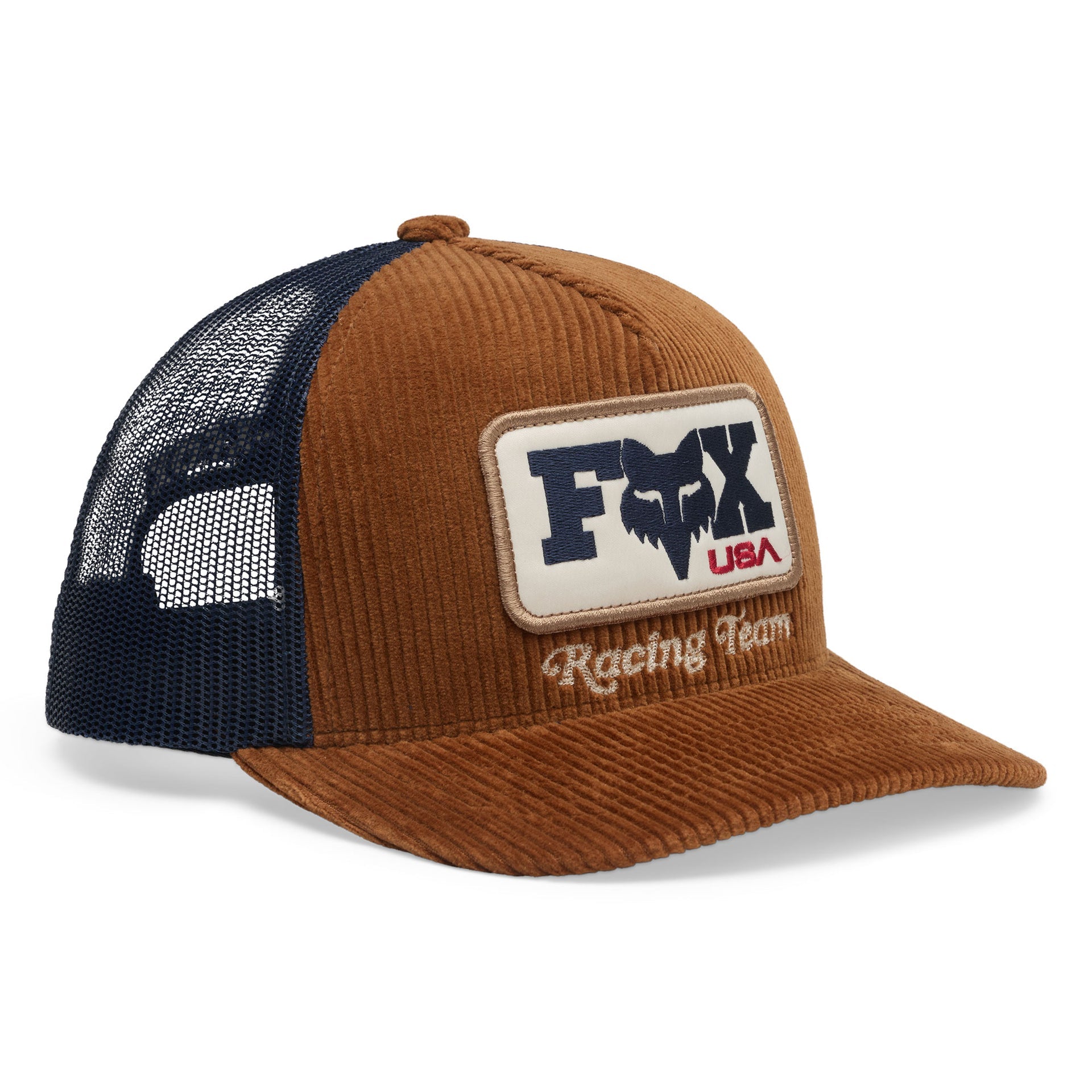 FOX Racing Mens Cap - CIRCA 74 Snapback Trucker (Amber Scarlet)