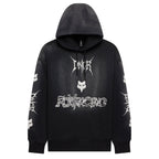 FOX Racing Mens Hoodie - DNGR Heavy Weight Fleece Pullover (Black)