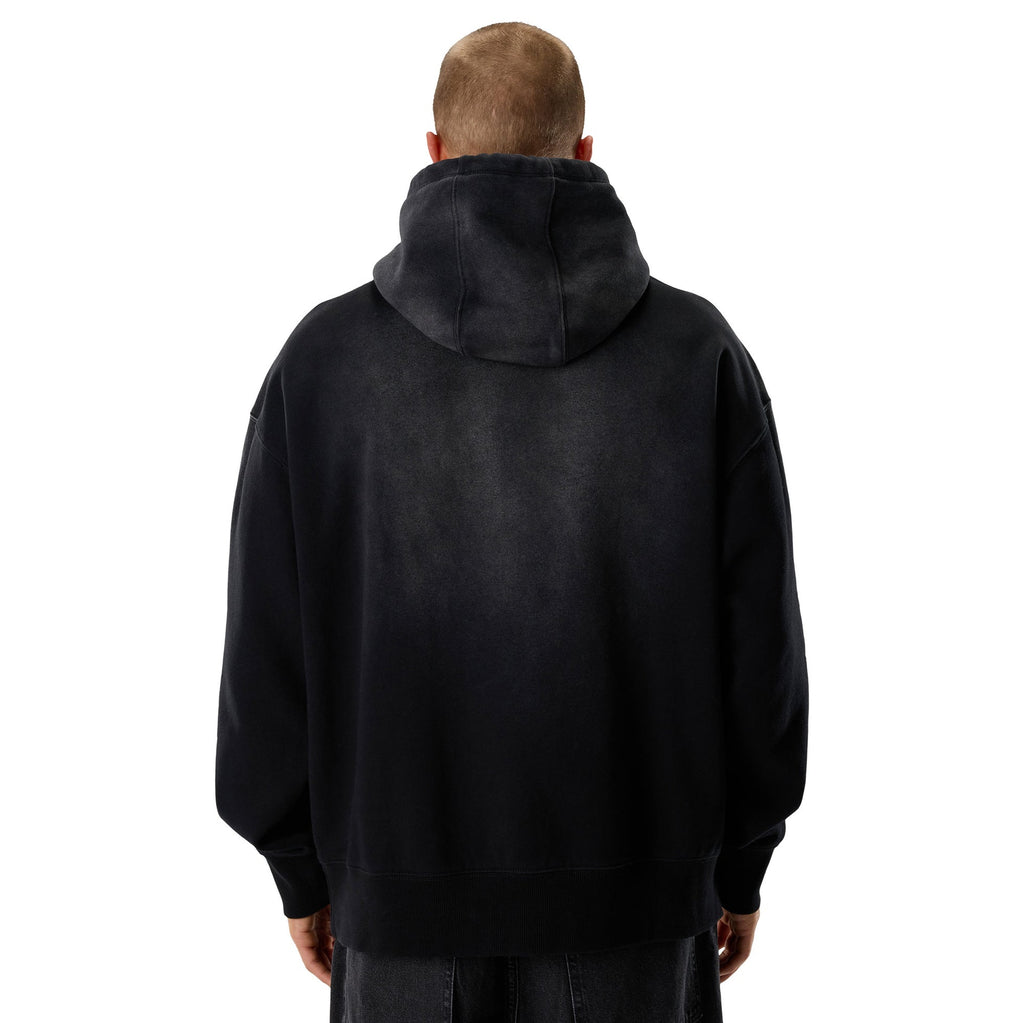 FOX Racing Mens Hoodie - DNGR Heavy Weight Fleece Pullover (Black)