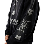 FOX Racing Mens Hoodie - DNGR Heavy Weight Fleece Pullover (Black)