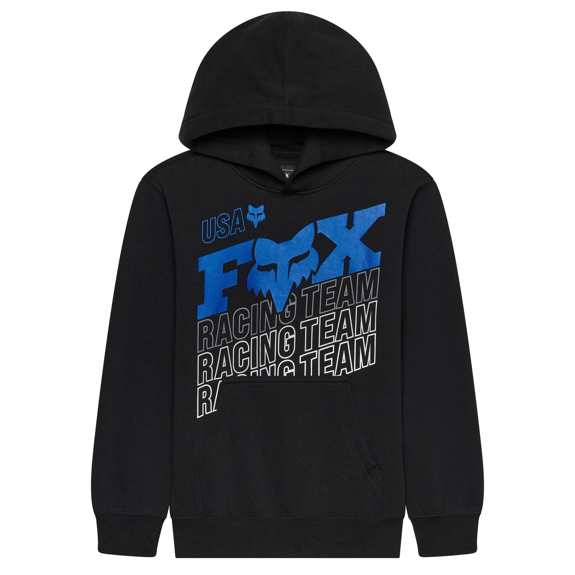 FOX Racing Youth Hoodie - COLDPRESS Fleece Pullover (Black)