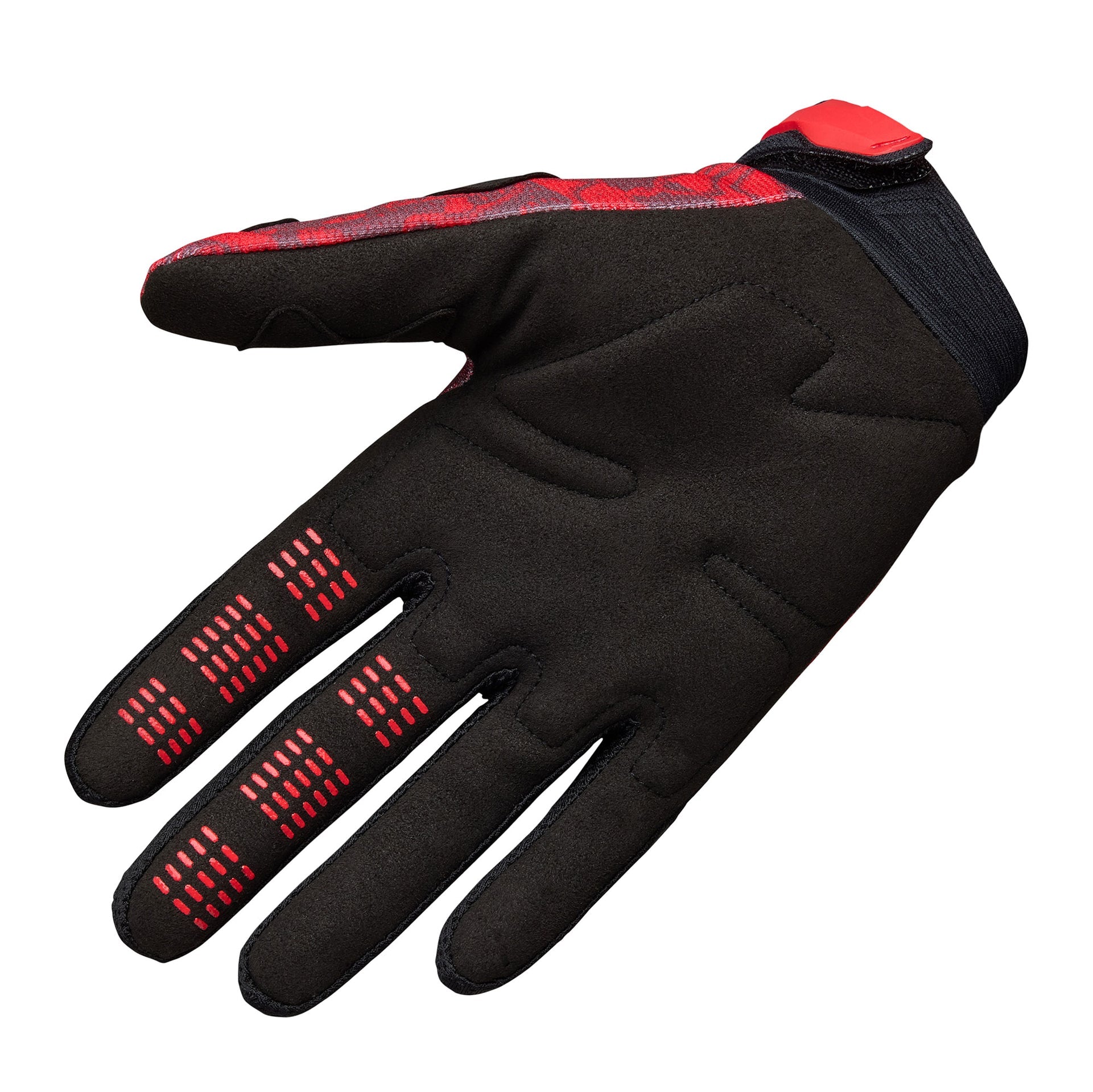 FOX Racing Youth 180 ABYSS MX Gloves (Red Fluo/Black)