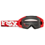 FOX Racing VUE CORE MX Goggles (Red) Clear Lens