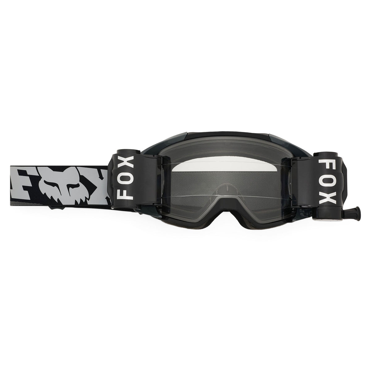 FOX Racing VUE Roll-Offs MX Goggles (Dark Shadow) Clear Lens
