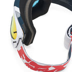 FOX Racing VUE CORE MX Goggles (Red/White) Mirror Red Lens