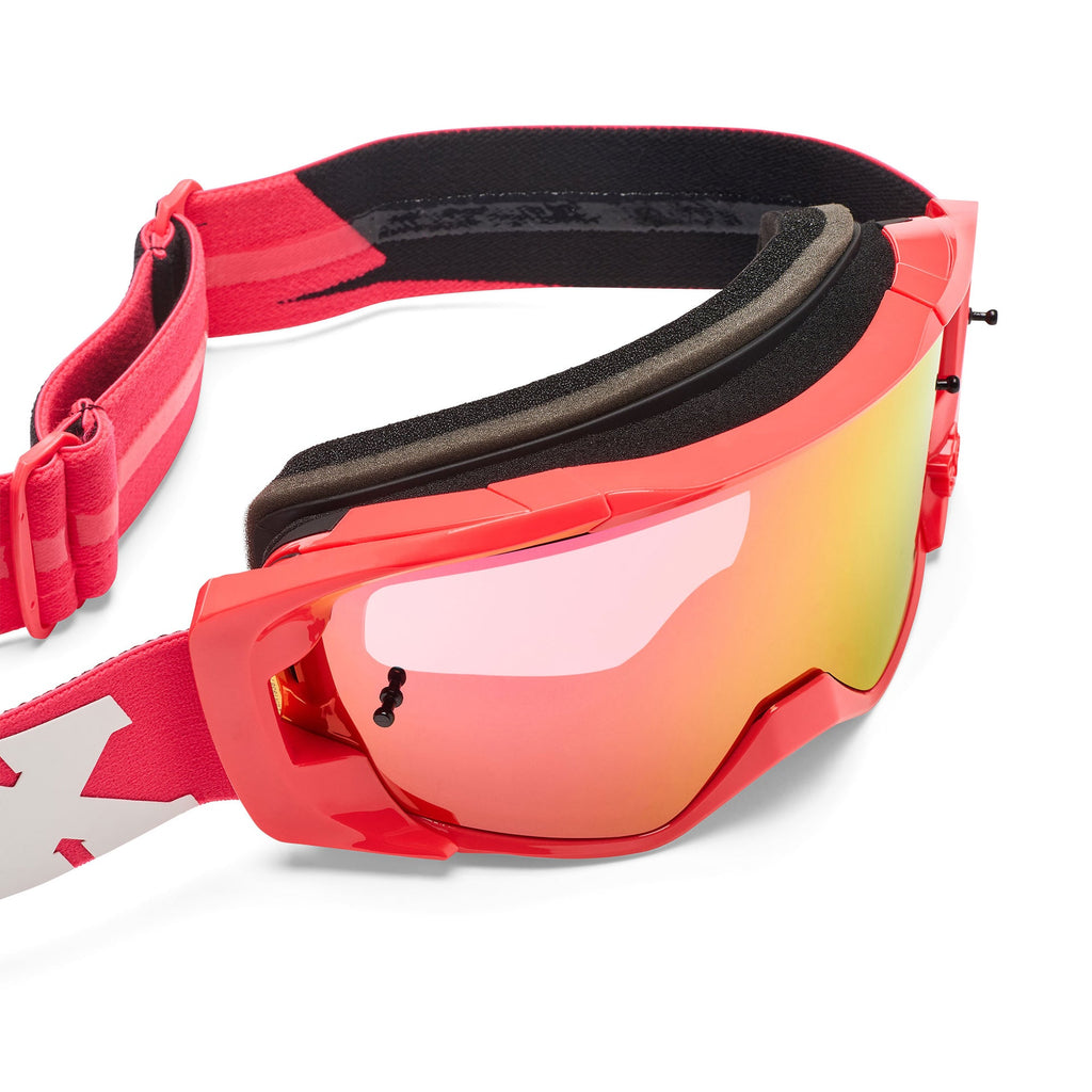 FOX Racing VUE CORE MX Goggles (Neon Pink) Mirror Pink Lens