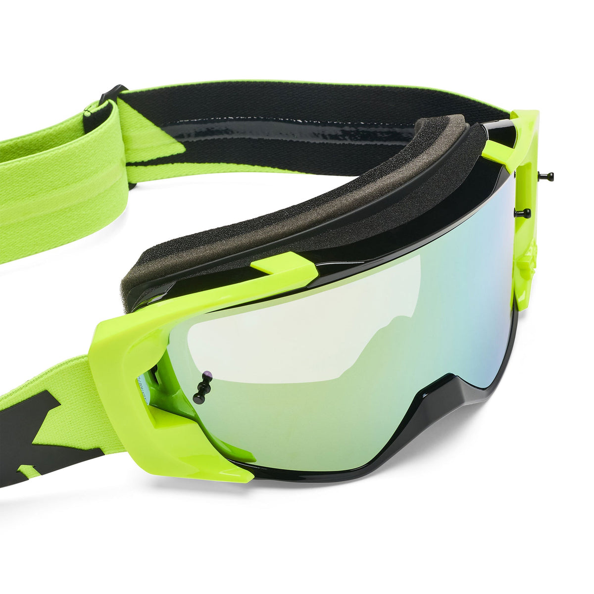 FOX Racing VUE CORE MX Goggles (Hi-Viz Yellow/Black) Mirror Gold Lens