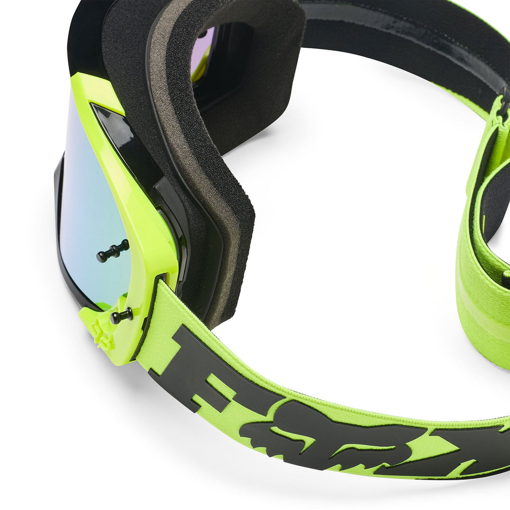 FOX Racing VUE CORE MX Goggles (Hi-Viz Yellow/Black) Mirror Gold Lens