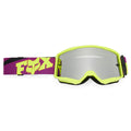 FOX Racing MAIN V3 RAID MX Goggles (Purple Lava) Mirror Silver Lens
