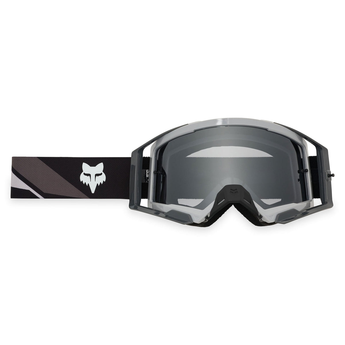 FOX Racing AIRSPACE V3 FOUNDRY MX Goggles (Black/Grey) Mirror Silver Lens