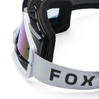 FOX Racing AIRSPACE V3 CLUTCH MX Goggles (White/Black) Mirror Blue Lens