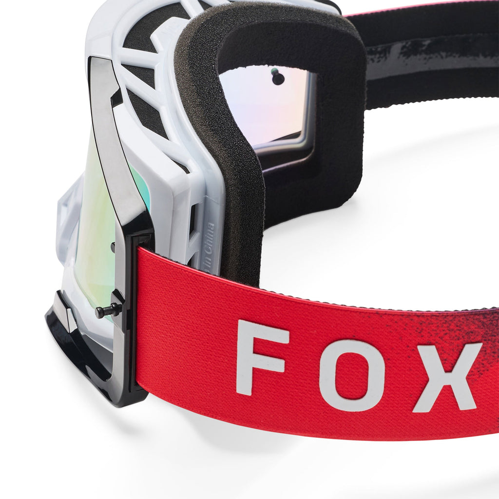 FOX Racing AIRSPACE V3 CLUTCH MX Goggles (Neon Pink) Mirror Pink Lens