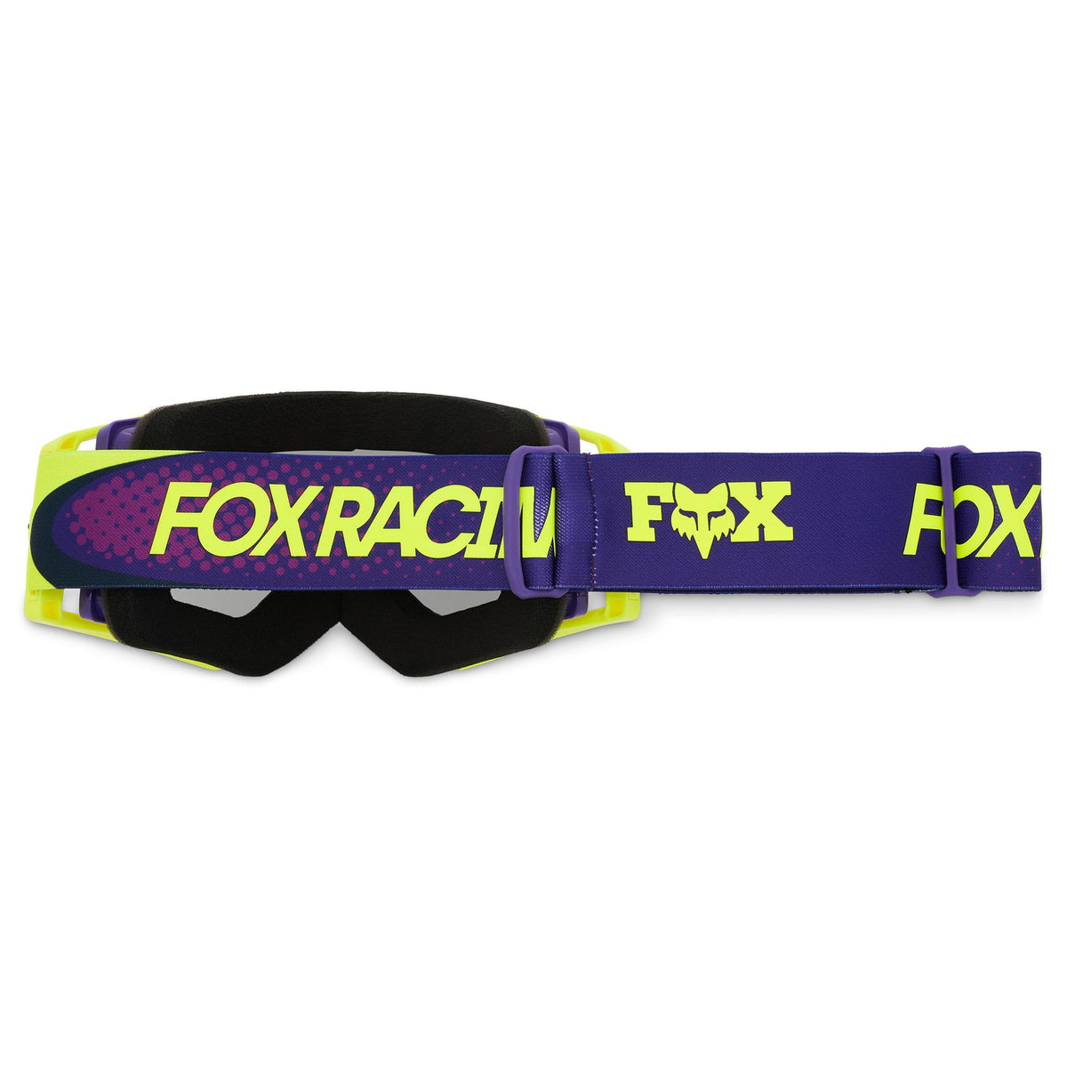 FOX Racing AIRSPACE V3 TEMPER MX Goggles (Grape/Yellow) Mirror Silver Lens