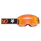 FOX Racing MAIN V3 DRAFT MX Goggles (Orange/Black) Mirror Red Lens