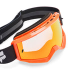 FOX Racing MAIN V3 DRAFT MX Goggles (Orange/Black) Mirror Red Lens