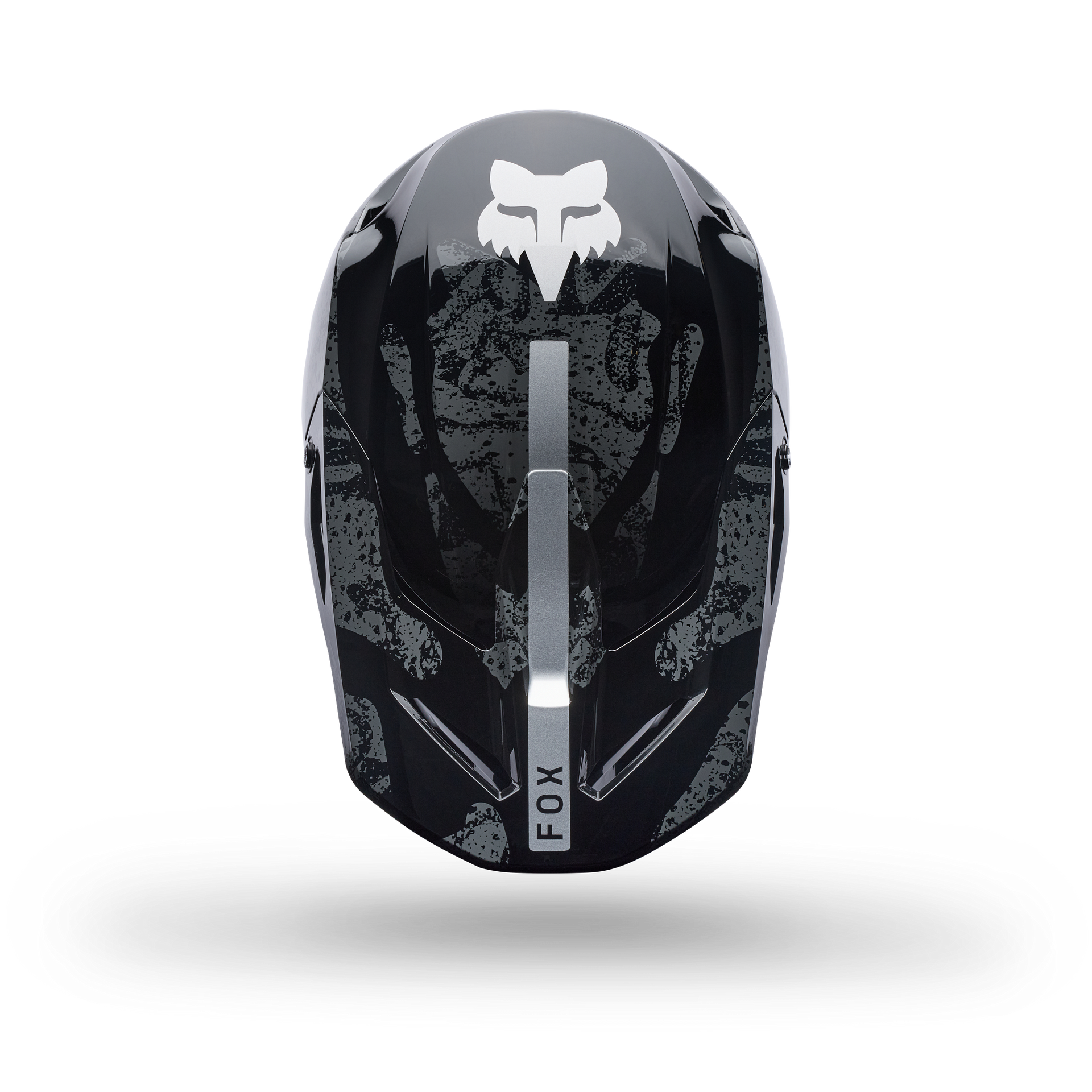 FOX Racing V1 MIPS BNKR MX Helmet (Black Camo/Silver)