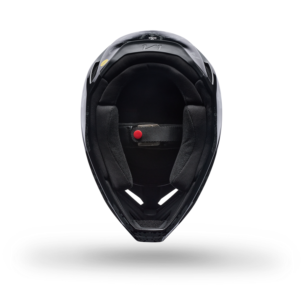 FOX Racing V1 MIPS BNKR MX Helmet (Black Camo/Silver)
