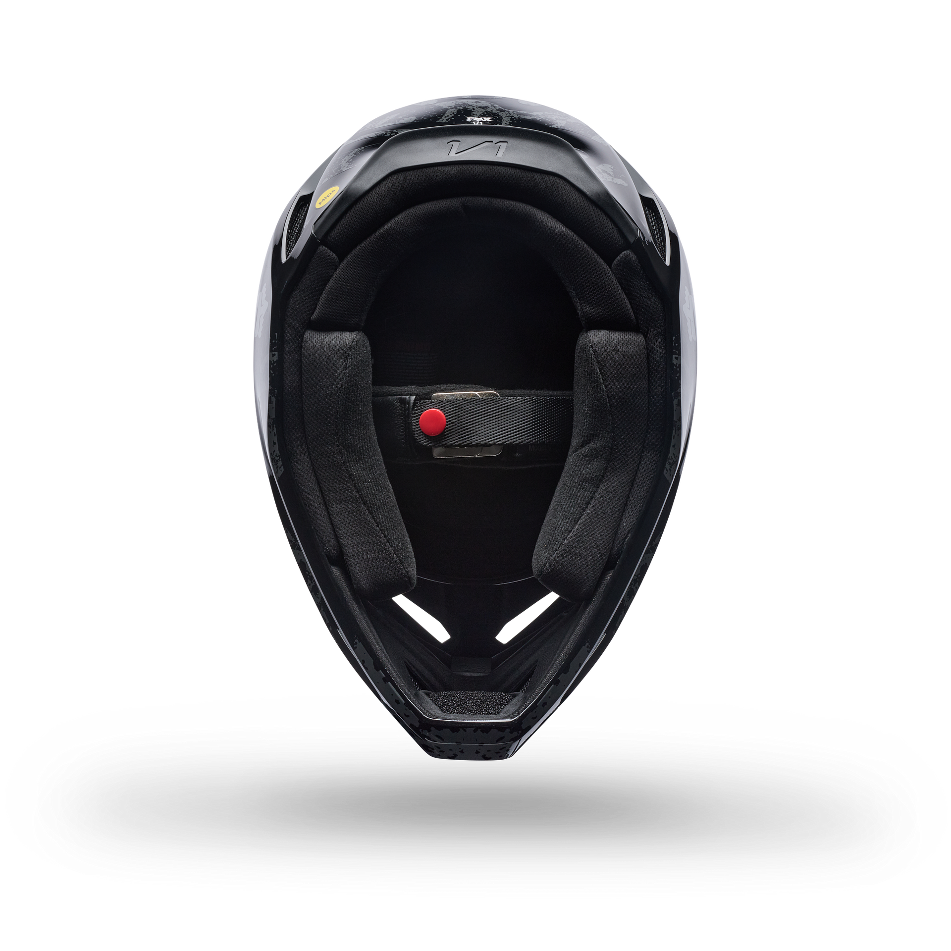 FOX Racing V1 MIPS BNKR MX Helmet (Black Camo/Silver)