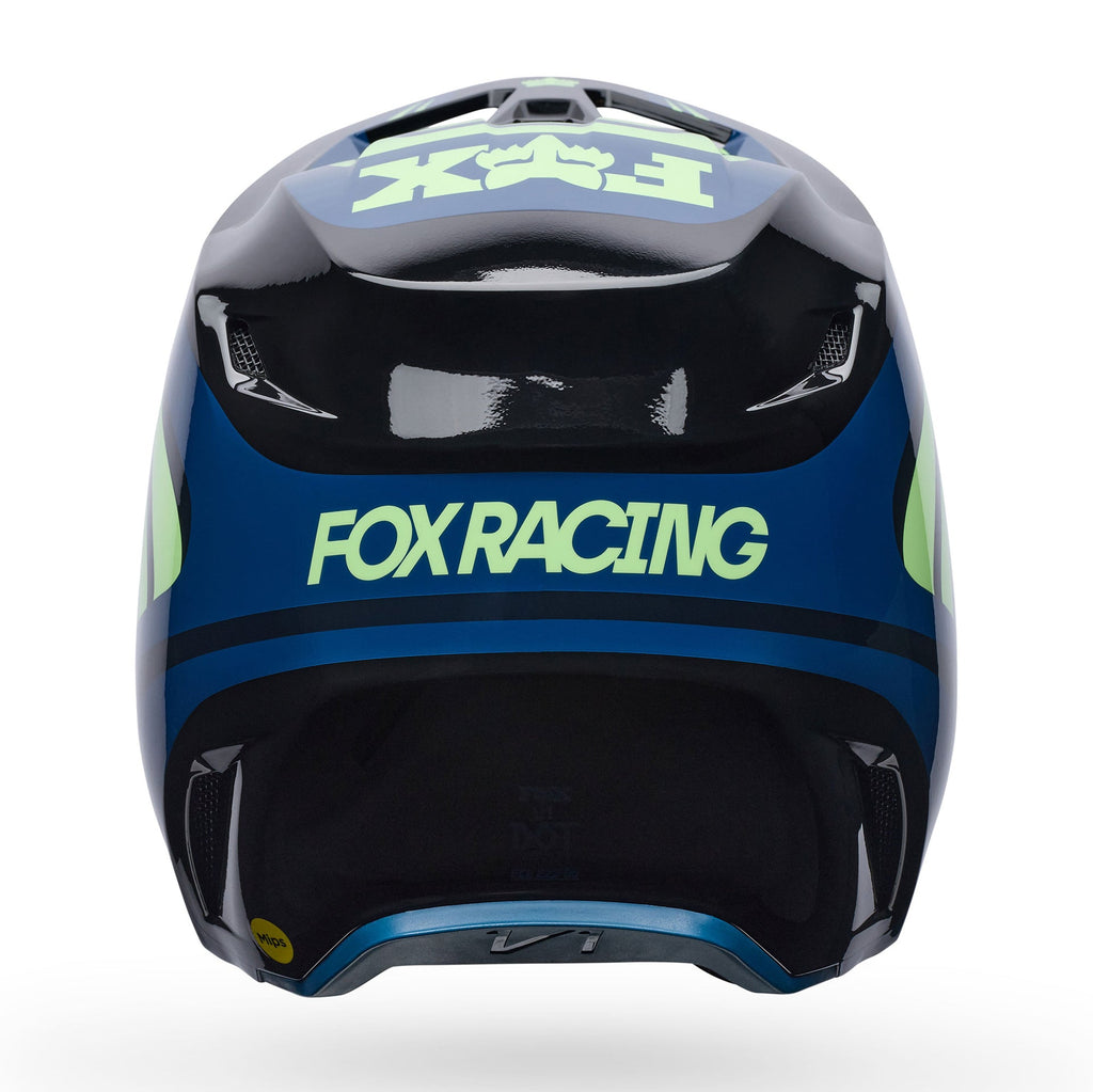 FOX Racing V1 MIPS DRAFT MX Helmet (Black/Green)