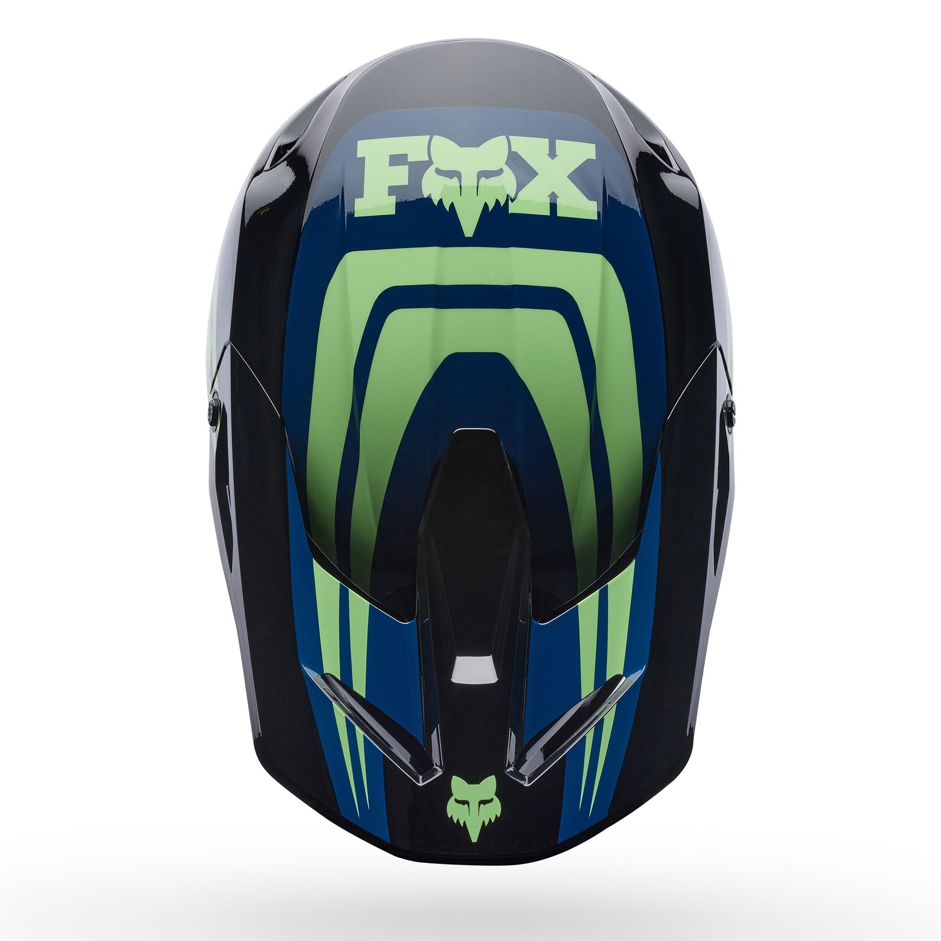 FOX Racing V1 MIPS DRAFT MX Helmet (Black/Green)