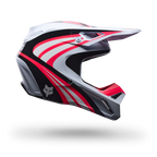 FOX Racing Youth V1 DRAFT MX Helmet (White/Pink/Grey)