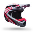 FOX Racing Youth V1 DRAFT MX Helmet (White/Pink/Grey)