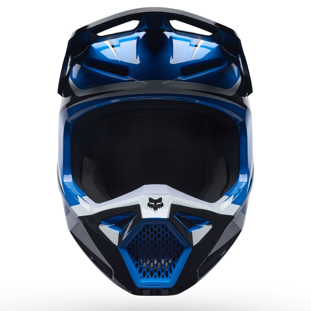 FOX Racing V1 MIPS FRAME MX Helmet (Blue/Grey/White)