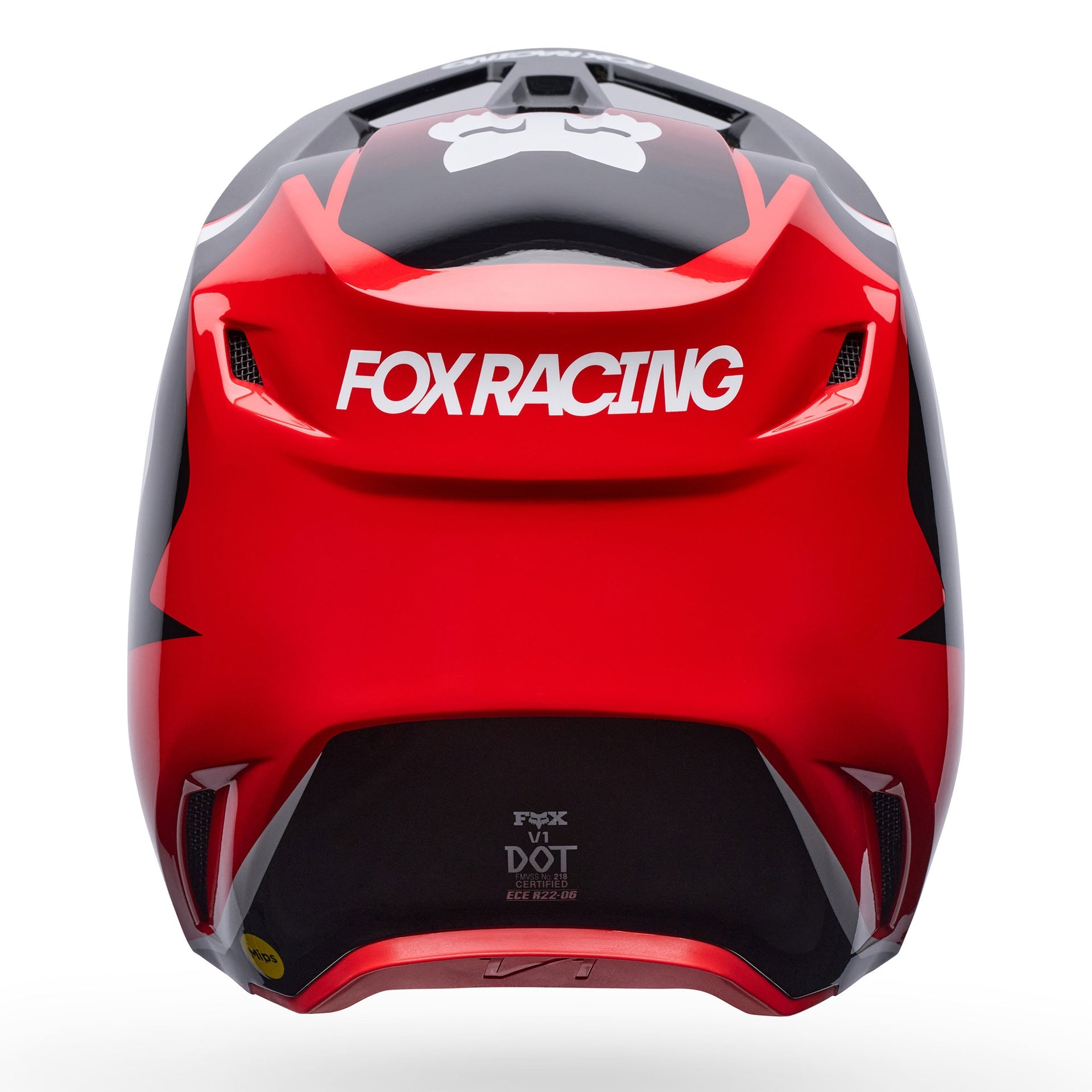 FOX Racing V1 MIPS FRAME MX Helmet (Red/Black/White)