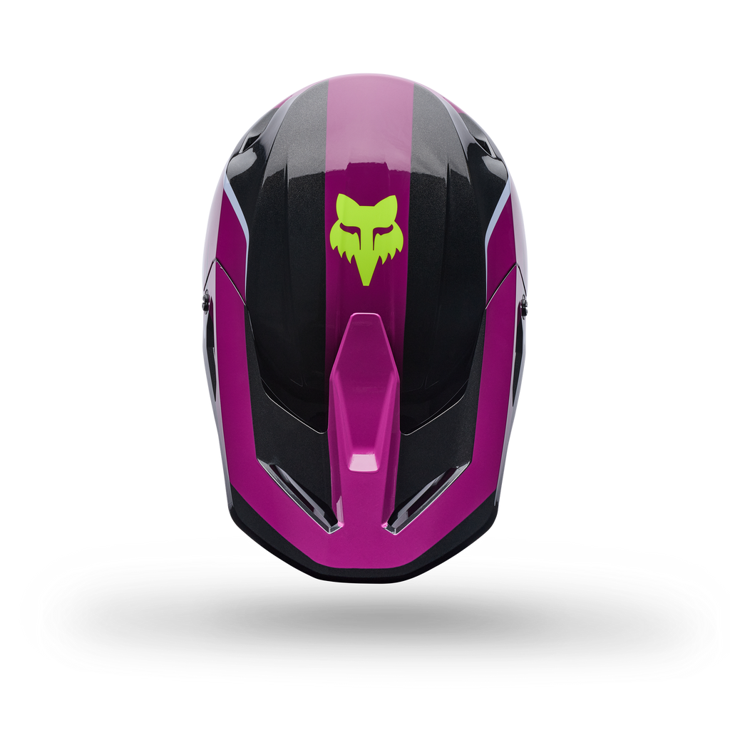 FOX Racing Youth V1 RAID MX Helmet (Purple Lava/Black)