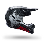 FOX Racing Youth V1 ABYSS MX Helmet (Black/White/Red)