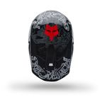 FOX Racing Youth V1 ABYSS MX Helmet (Black/White/Red)