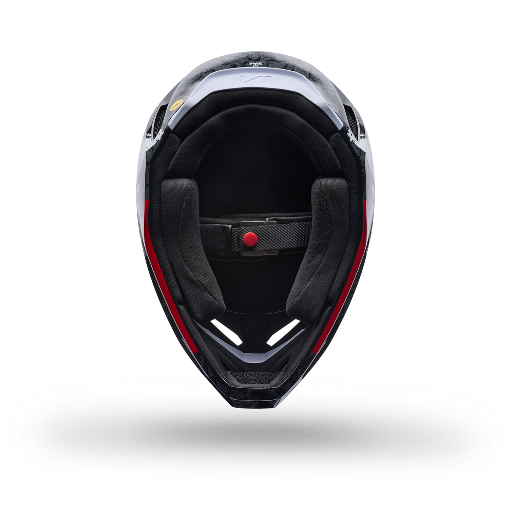 FOX Racing V1 MIPS ABYSS MX Helmet (Black/Grey/White)