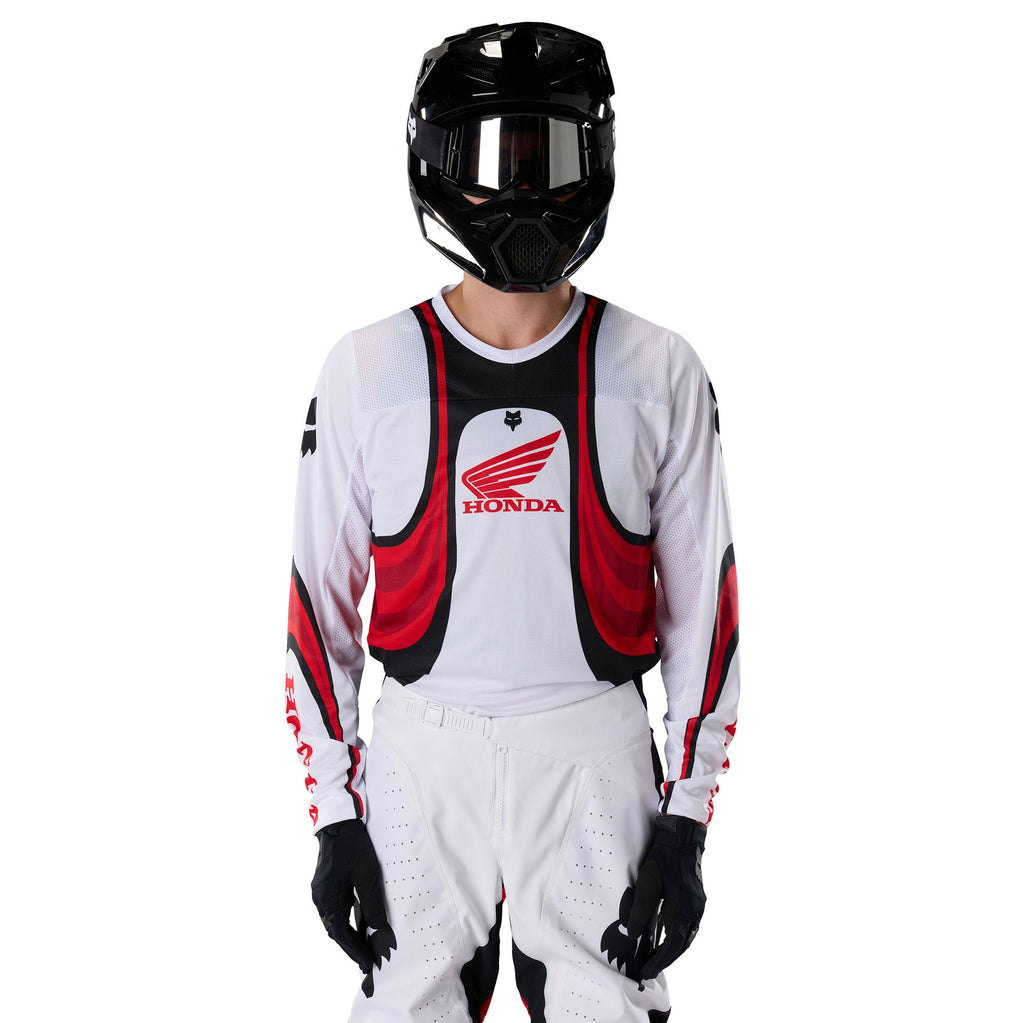 FOX Racing 180 HONDA MX Jersey (White/Red/Black)