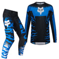 FOX Racing 180 HD38 Deegans Signature Collection MX Kit Deal (Black/Blue)