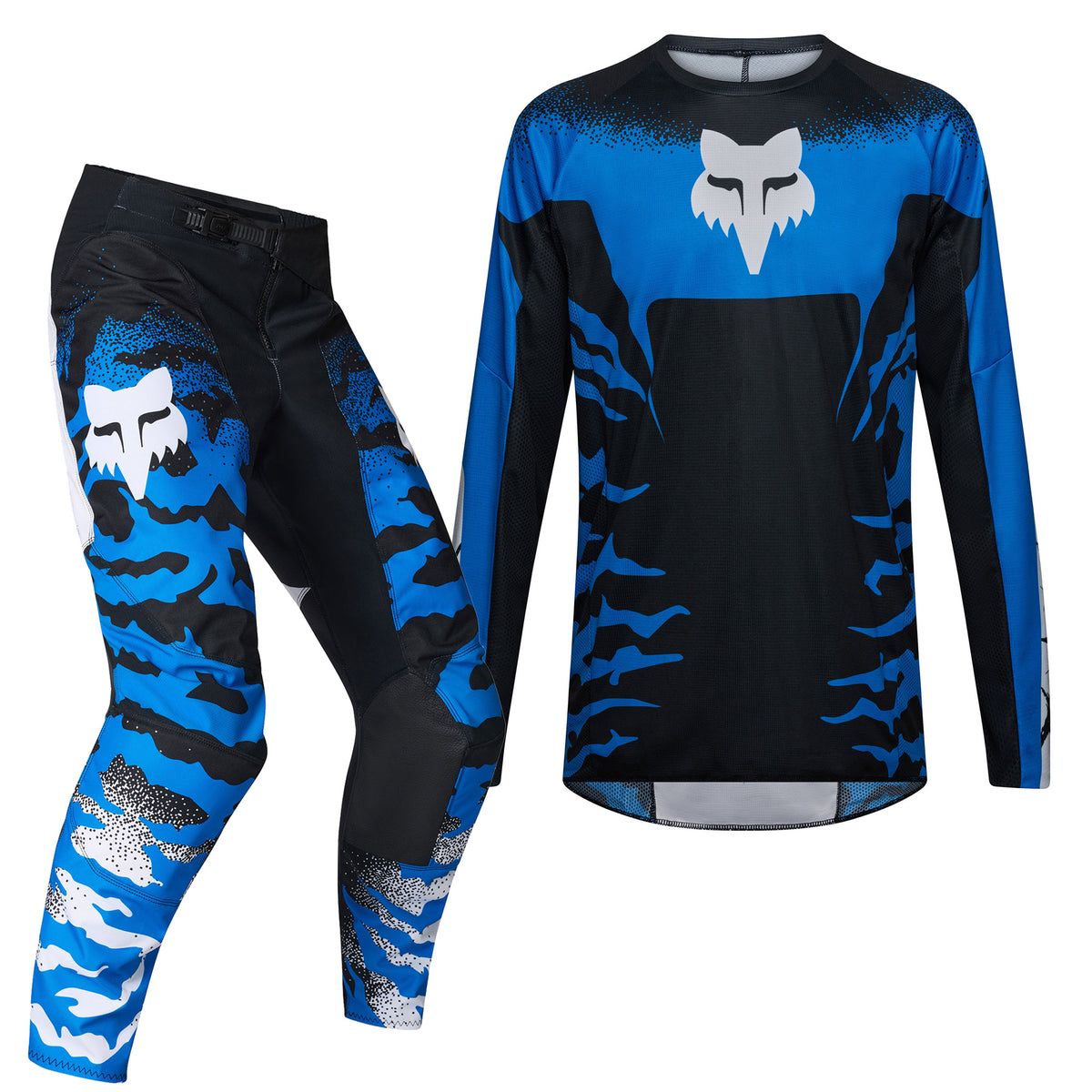 FOX Racing 180 HD38 Deegans Signature Collection MX Kit Deal (Black/Blue)