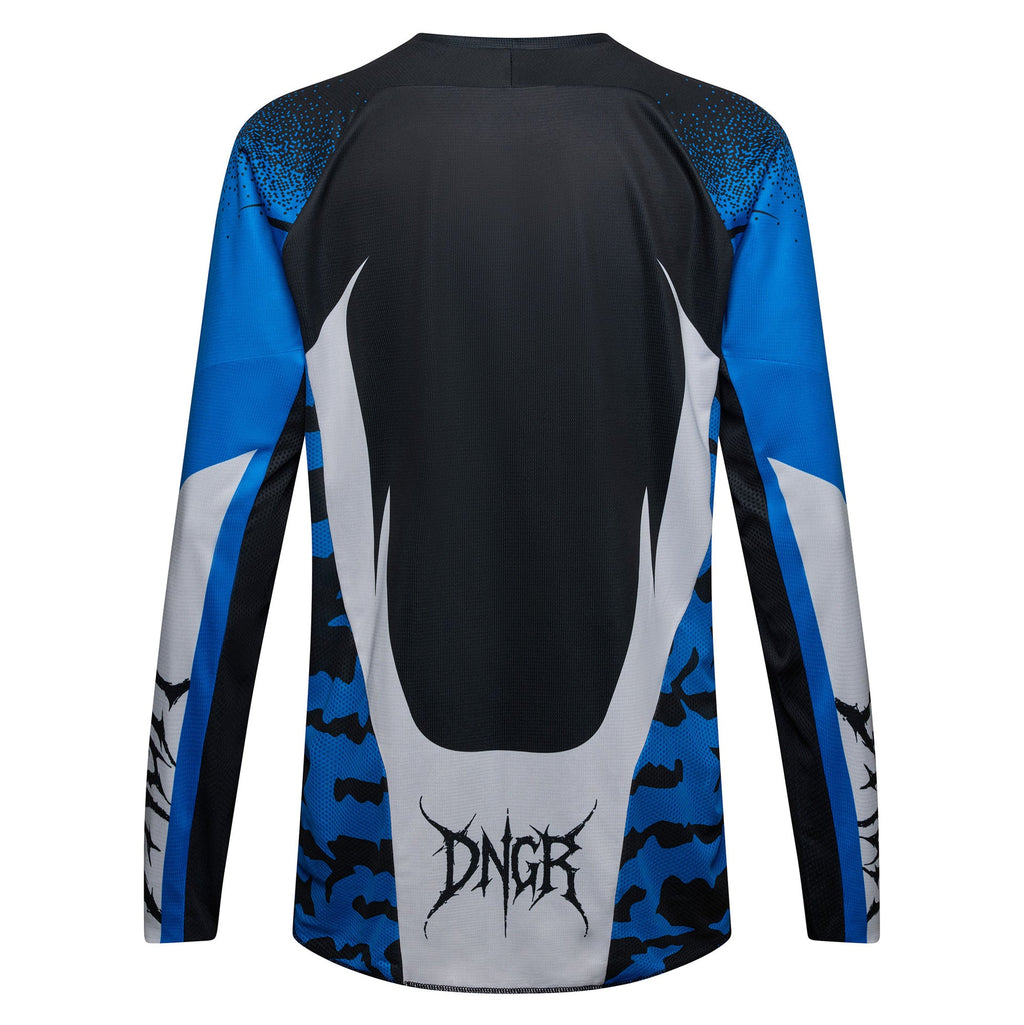 FOX Racing 180 HD38 Deegans Signature Collection MX Jersey (Black/Blue)