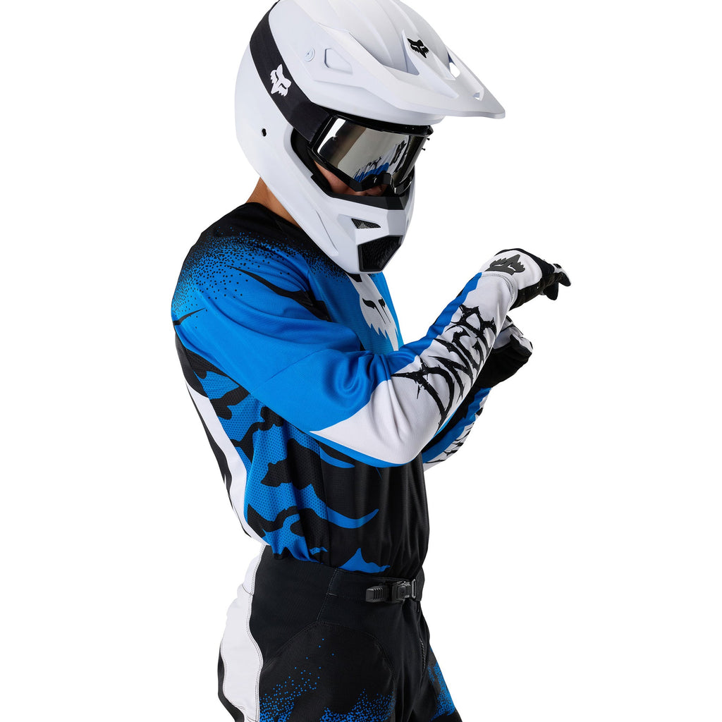 FOX Racing 180 HD38 Deegans Signature Collection MX Jersey (Black/Blue)