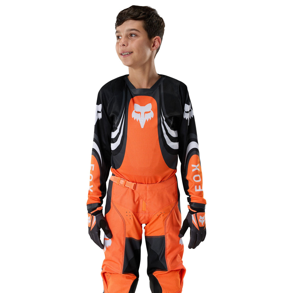 FOX Racing Youth 180 DRAFT MX Jersey (Orange/Black/White)