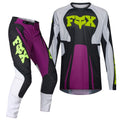 FOX Racing Youth 180 RAID MX Gear Set (Purple Lava/Black/White)