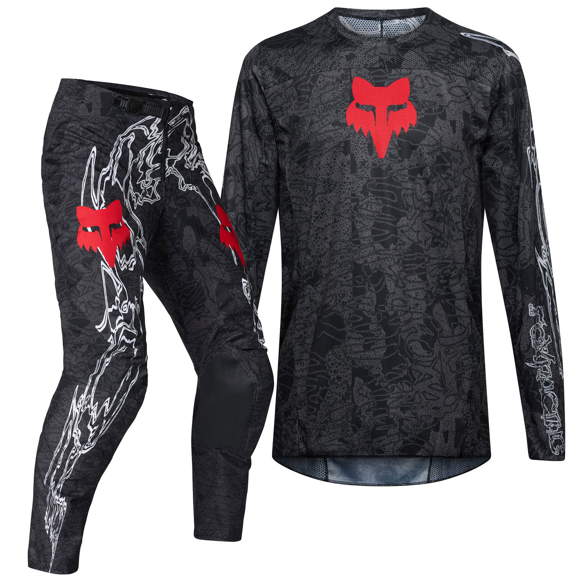 FOX Racing 180 ABYSS MX Kit Deal (Black/Grey)
