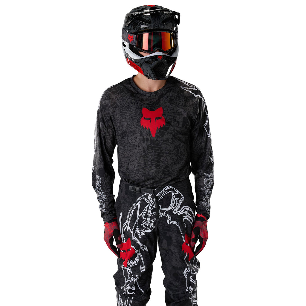 FOX Racing 180 ABYSS MX Jersey (Black/Grey)