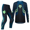 FOX Racing 180 DRAFT MX Gear Set (Black/Midnight/Melon)